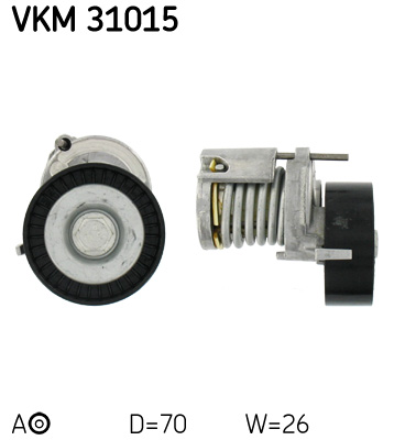 Rola intinzator,curea transmisie VKM 31015 SKF